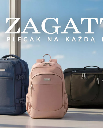 Kelioninė kuprinė 40x20x25 lėktuvui, lengvas rankinis bagažas ZAGATTO