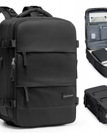 Kono neperšlampama kelioninė kuprinė 40x25x20 su USB, rankinis bagažas Ryanair Wizzair