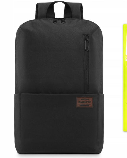 Sportinė kuprinė Zagatto juoda vyriška moteriška darbui ir mokyklai talpi