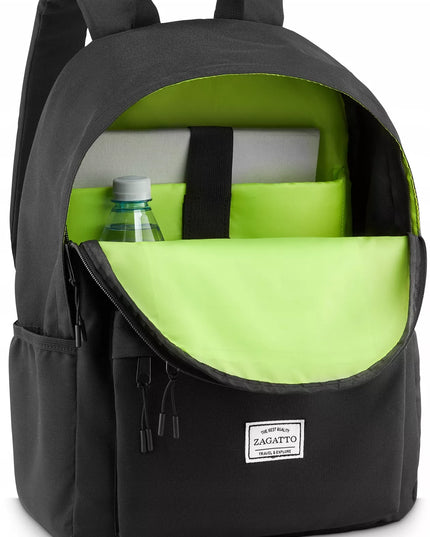 „Zagatto“ juoda mokyklinė, sportinė kuprinė jaunimui, moterims ir vyrams