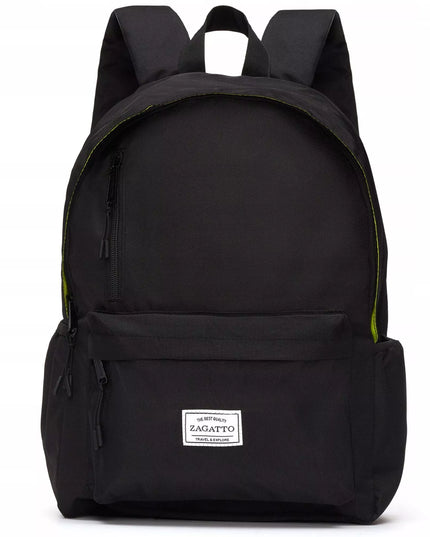 „Zagatto“ juoda mokyklinė, sportinė kuprinė jaunimui, moterims ir vyrams