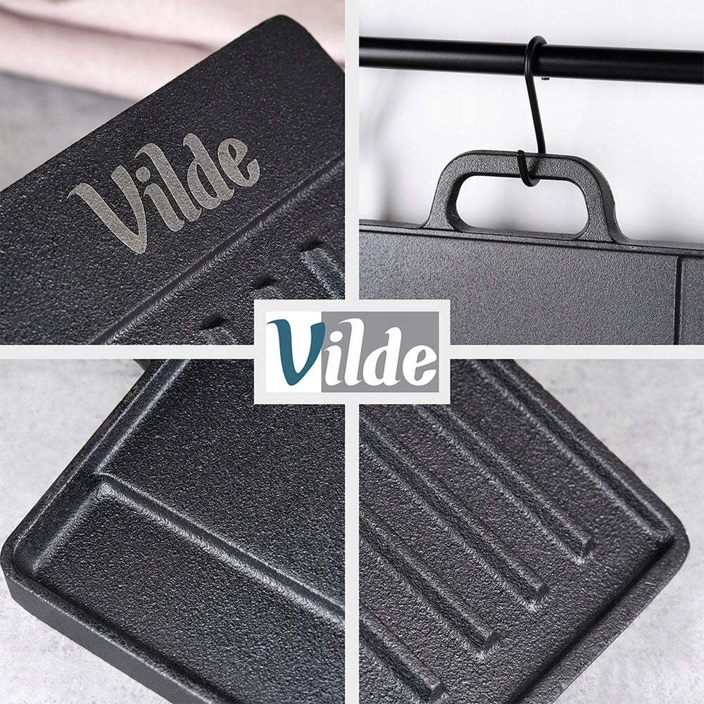 Ketaus keptuvė, stačiakampė, dvipusė, grilio, laužo, 50,5 cm