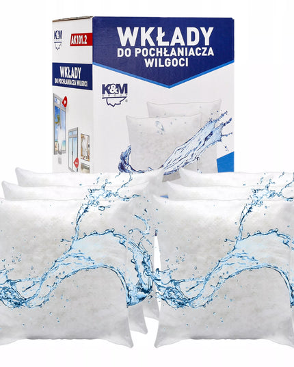 Drėgmės surinkiklis K&M / drėgmės surinkiklio užpildai 6x 280g