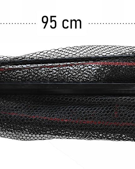 Teleskopinis sulankstomas meškeriojimo tinklas žuvims su gumuota tinkleliu 210 cm