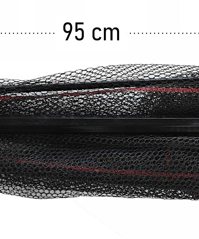 Teleskopinis sulankstomas meškeriojimo tinklas žuvims su gumuota tinkleliu 210 cm