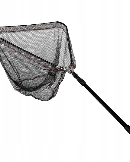 Teleskopinis sulankstomas meškeriojimo tinklas žuvims su gumuota tinkleliu 210 cm