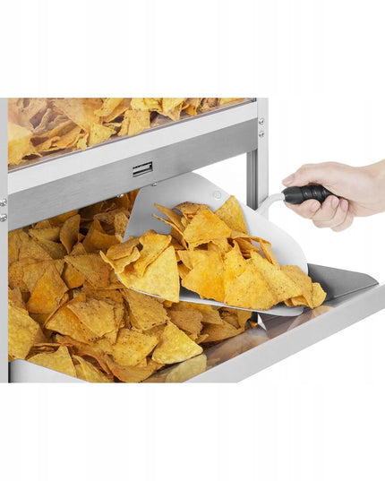 Nachos šildytuvas Royal Catering RCNW-1, 160 W, su samteliu ir šildymo lempa