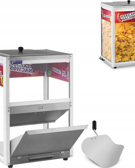 Nachos šildytuvas Royal Catering RCNW-1, 160 W, su samteliu ir šildymo lempa