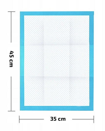 Sugeriamosios higieninės paklotėlės 35x45 cm 100 vnt. TRENIRUOČIŲ kilimėliai gyvūnams