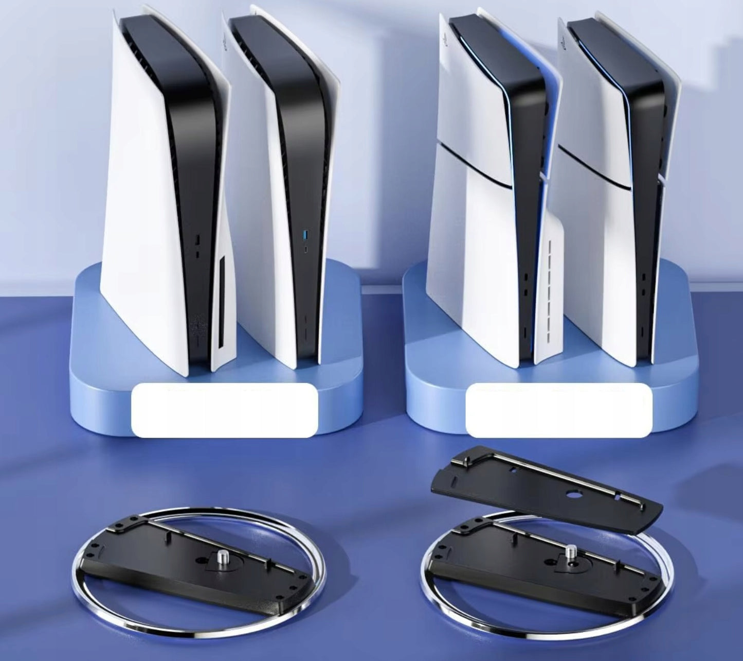 Vertikalus stovas su laikikliu PlayStation 5 PS5 FAT / Slim / Pro