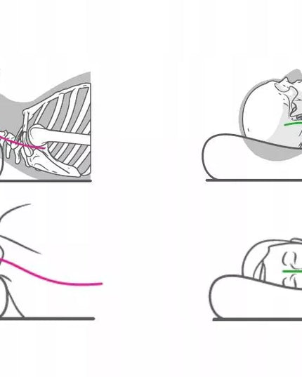 Profiluota ortopedinė pagalvė OROMED ORO-RELAX XL 60x40x12, atminties putos, medicinos priemonė
