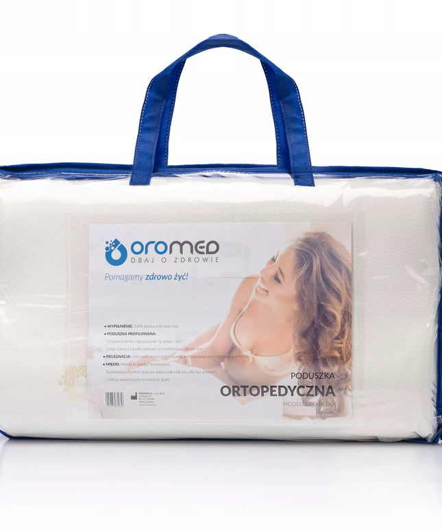 Profiluota ortopedinė pagalvė OROMED ORO-RELAX XL 60x40x12, atminties putos, medicinos priemonė