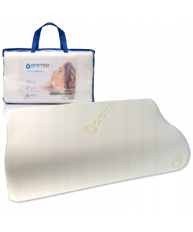 Profiluota ortopedinė pagalvė OROMED ORO-RELAX XL 60x40x12, atminties putos, medicinos priemonė