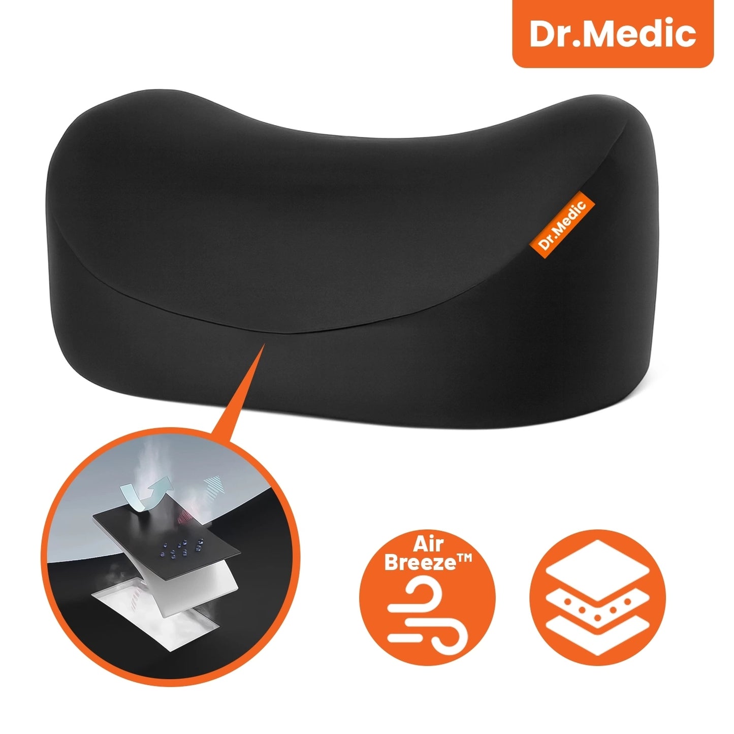 Pagalvėlė automobiliui, biurui, kaklui, galvai ant sėdynės, atlošo DR.MEDIC