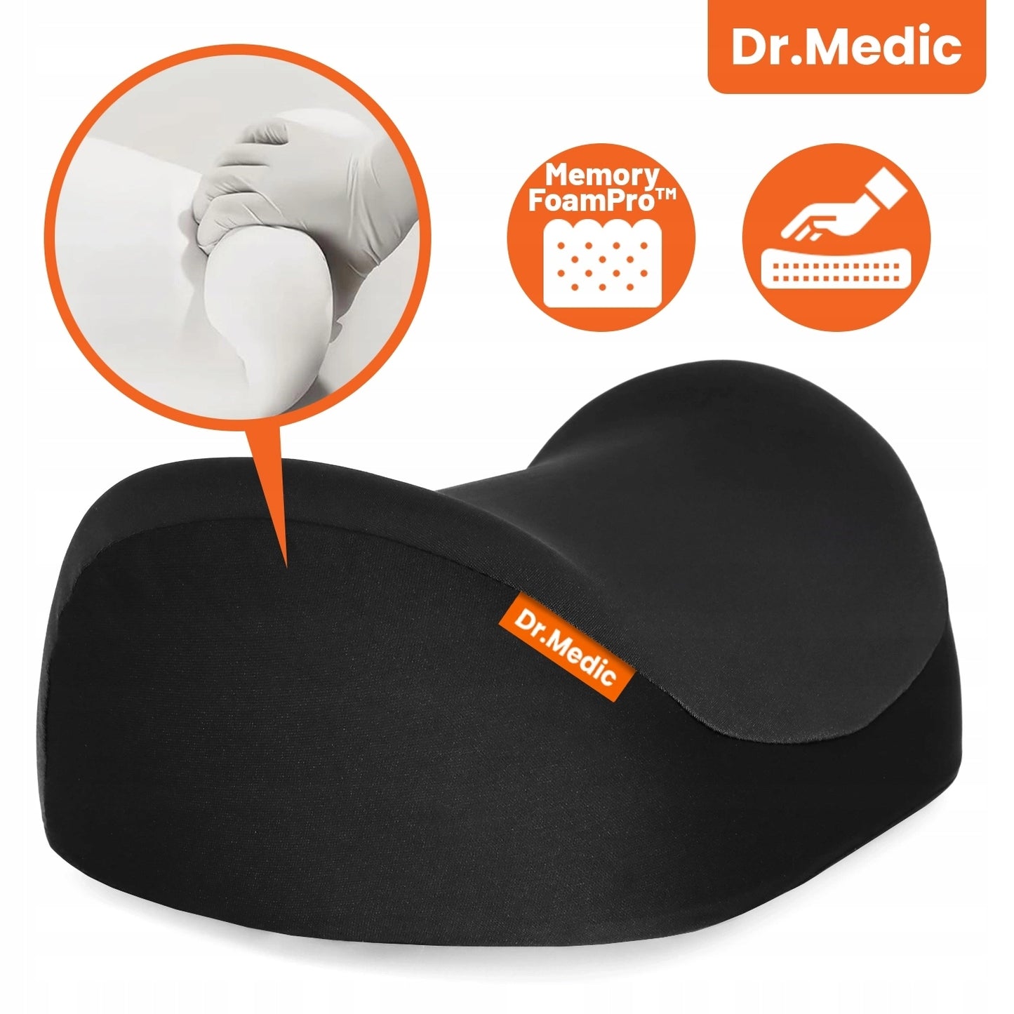 Pagalvėlė automobiliui, biurui, kaklui, galvai ant sėdynės, atlošo DR.MEDIC