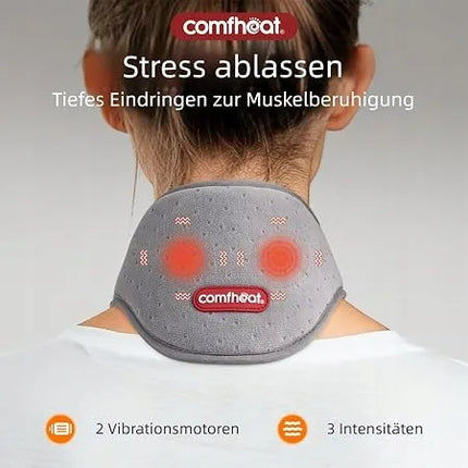 „Comfheat“ USB šildanti kaklo pagalvėlė su vibraciniu masažu