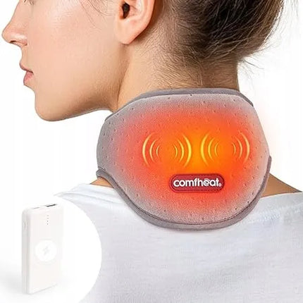 „Comfheat“ USB šildanti kaklo pagalvėlė su vibraciniu masažu