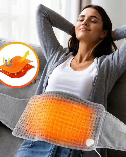 Elektrinis šildomas juosmens diržas su 9 temperatūros lygiais