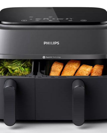 Dviguba „Philips Airfryer NA350/00 RapidAir“ serijos 3000 gruzdintuvė, 9 l, 2750 W