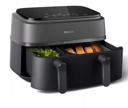 Dviguba „Philips Airfryer NA350/00 RapidAir“ serijos 3000 gruzdintuvė, 9 l, 2750 W