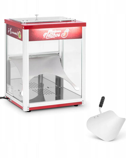 Royal Catering RC-PWW01 45 l šildoma nachos ir spragėsių vitrina su LED apšvietimu