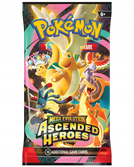Pokémon TCG: Ascended Heroes papildymo kortelių pakelis