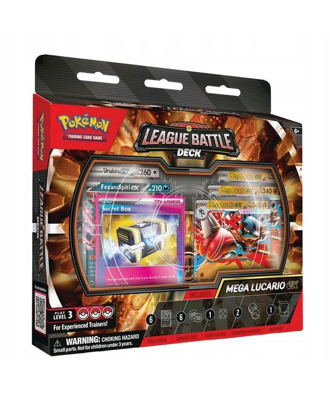 Pokémon TCG „League Battle Deck“ kaladė „Mega Lucario ex“