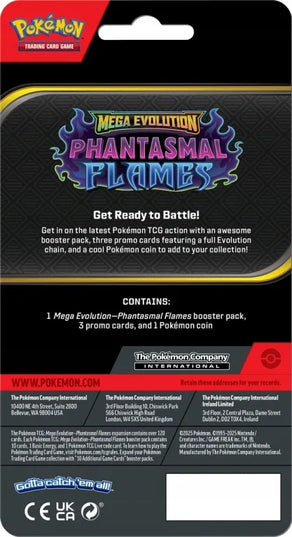 Pokémon TCG: ME Phantasmal Flames – Premium blisterinė pakuotė