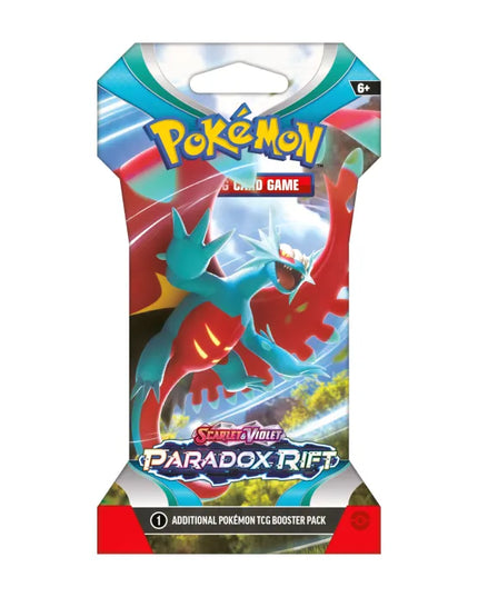„Pokémon TCG: Paradox Rift“ papildymo pakelis įmautėje