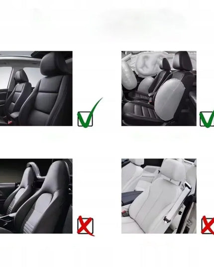 Medžiaginiai automobilio priekinių sėdynių užvalkalai, komplektas