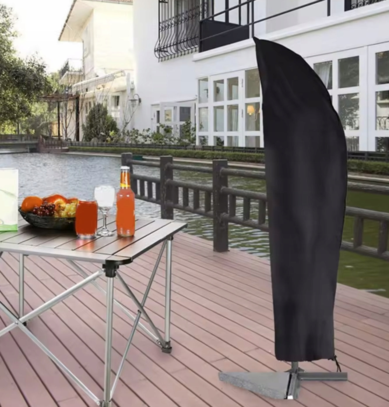 Universali didelė vandeniui atspari aukštos kokybės sodo skėčio užvalkalas/dėklas