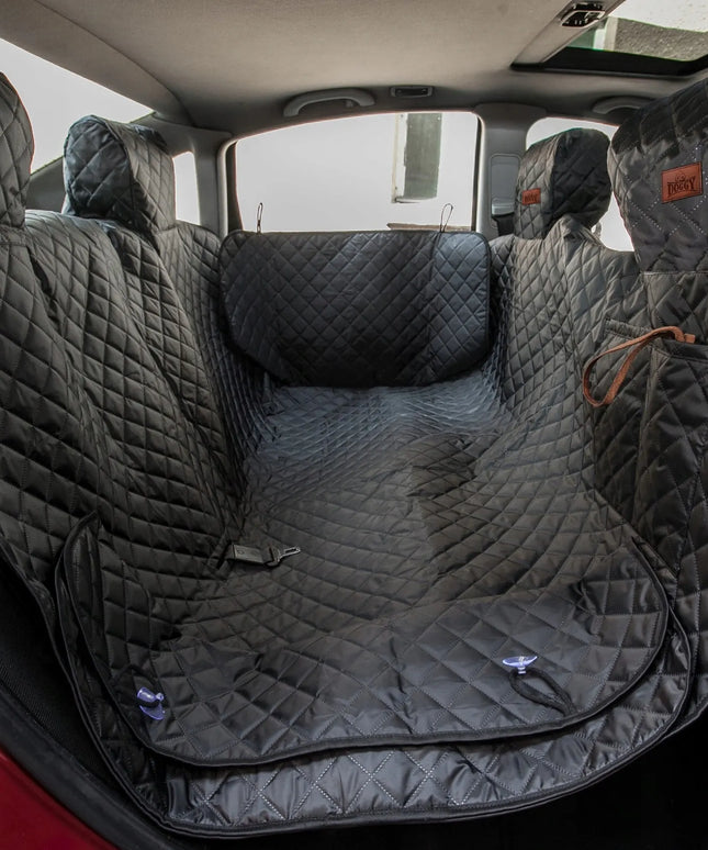 Automobilio sėdynės uždangalas šunims 190 cm - versija su šonais