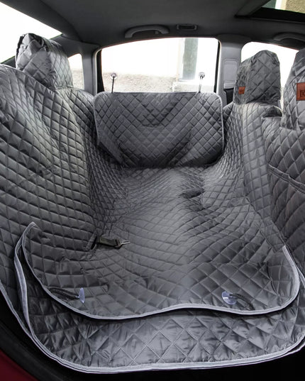Automobilinis sėdynės uždangalas šunims 190 cm - Versija su šonais