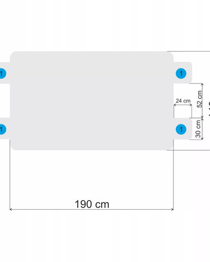 Automobilio sėdynių užtiesalas šunims 190x140 cm - Kilimėlis automobiliui