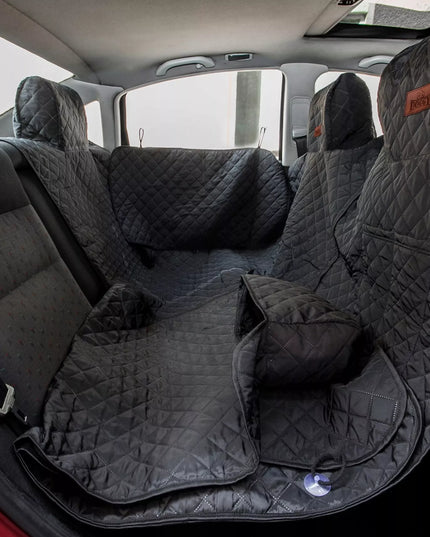 Automobilio sėdynių uždangalas šunims, skirtas priekinėms ir galinėms sėdynėms, 220 cm Fullset