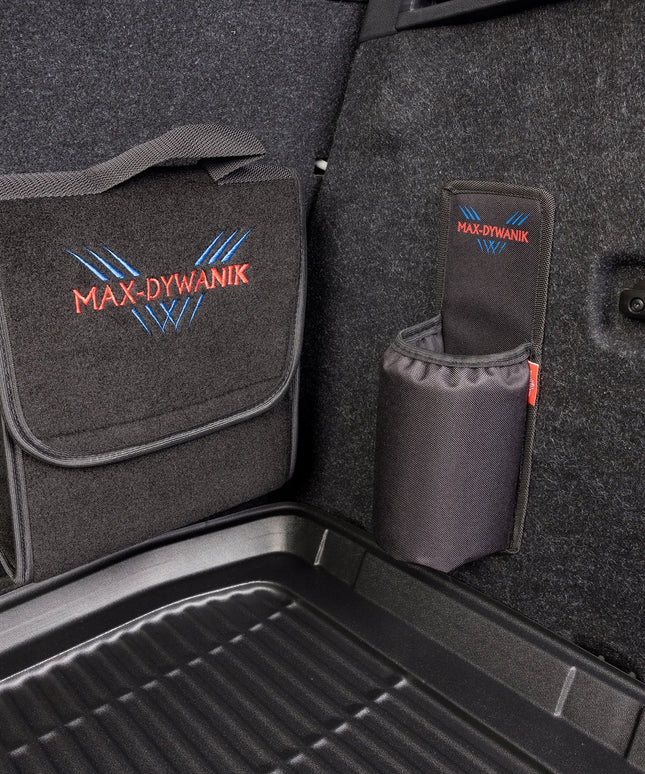 Premium automobilinis gesintuvo dėklas su „Velcro“ tvirtinimu