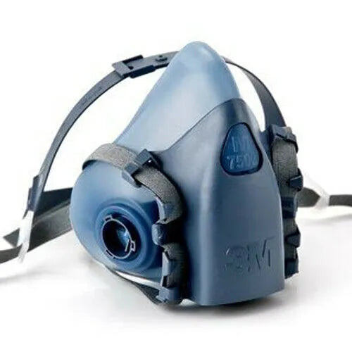 3M 7503 daugkartinė cheminė pusmaskė su 6059 filtrais, dydis L