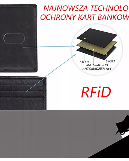 Beltimore natūralios odos vyriška piniginė su RFiD apsauga, vertikali, didelė, su užtrauktuku, nubuko tekstūra