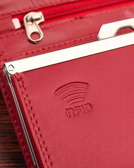 Odinės moteriškos piniginės Beltimore su RFID apsauga, dovanų dėžutėje