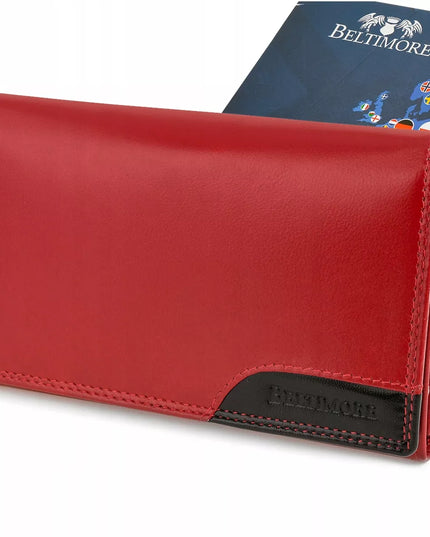 Odinės moteriškos piniginės Beltimore su RFID apsauga, dovanų dėžutėje
