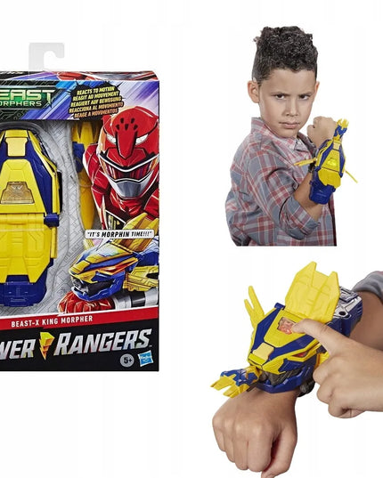 Power Rangers Beast Morphers Beast-X King Morpher su šviesos efektais