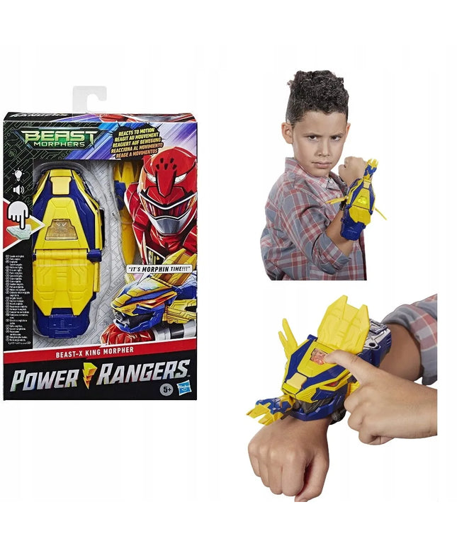 Power Rangers Beast Morphers Beast-X King Morpher su šviesos efektais