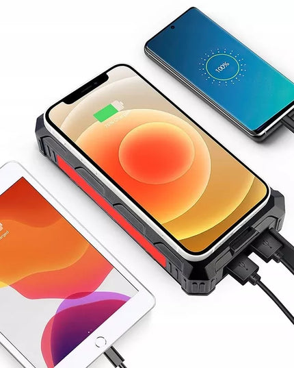 Saulės energijos įkroviklis Feegar 36000mAh Power 20W 4x USB-C PD indukcinis greitasis įkrovimas
