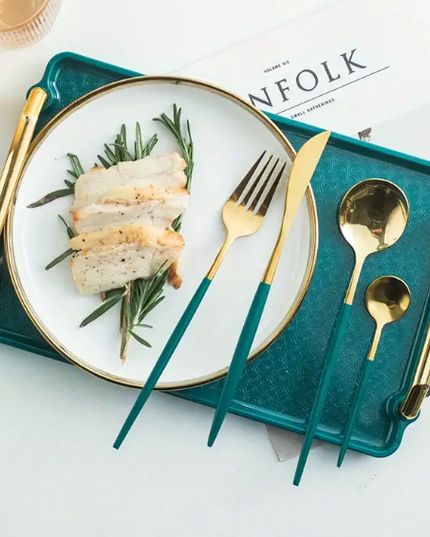 24 vnt. prabangus stalo įrankių rinkinys, komplektas