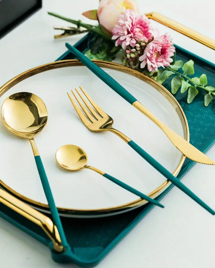 24 vnt. prabangus stalo įrankių rinkinys, komplektas