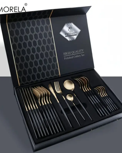 24 vnt. prabangus stalo įrankių rinkinys, komplektas