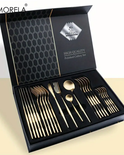 24 vnt. prabangus stalo įrankių rinkinys, komplektas