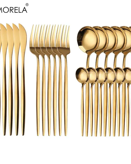 24 vnt. prabangus stalo įrankių rinkinys, komplektas