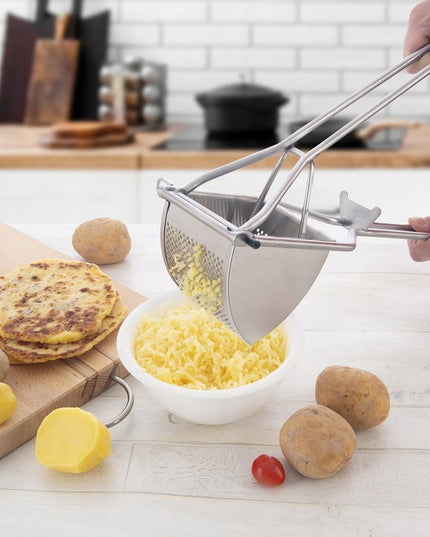 PLIENINIS presas bulvėms, sūriui, vaisiams, virtiniams, tyrelei malti, tvirtas