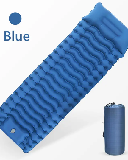 Pripučiamas miego kilimėlis, kelioninis čiužinys, su įmontuota pompa